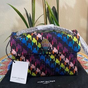 kurt Geiger London Mini Kensington Crystal Convertible Crossbody Bag